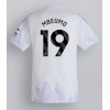 Camiseta Manchester United Bryan Mbeumo #19 Segunda Equipación Replica 2025-26 mangas cortas